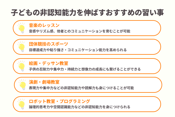 子どもの非認知能力を伸ばすおすすめの習い事